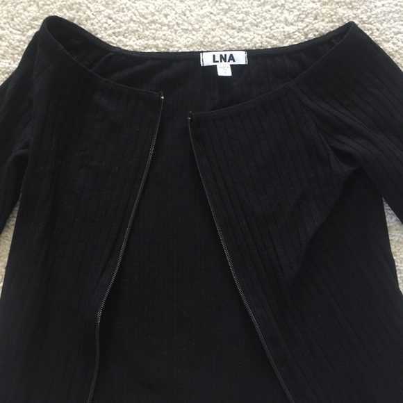 Black Zip up Cardigan/ sweater - Picture 4 of 7